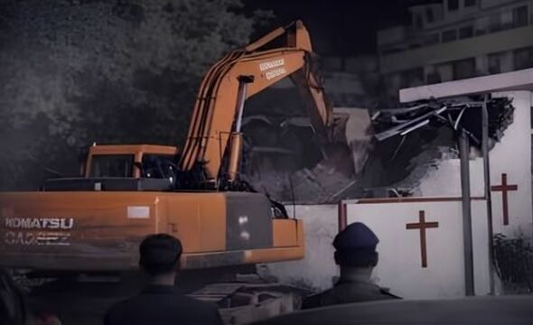 church demolished